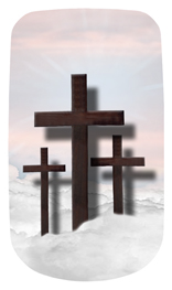 DAROYAL-106-PK Three Crosses (Clouds) Pink